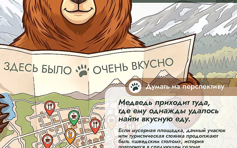 Последний ужин перед зимой. Как люди подвергают опасности себя и медведя